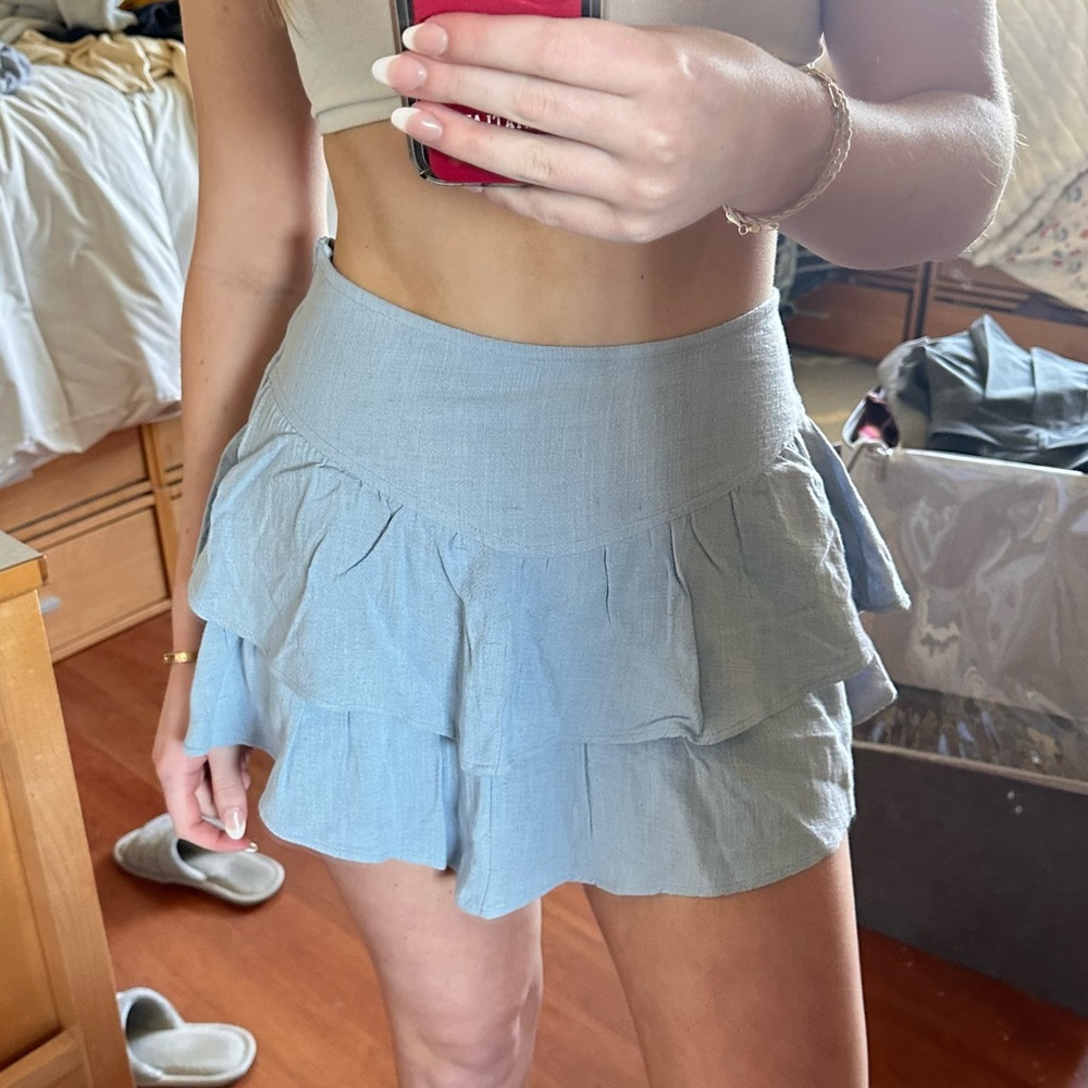 Altard state blue mini skirt